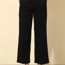 U.S. Polo Assn. Black Cotton Solid Jeans-picture-2