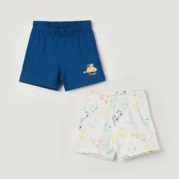 Juniors by Lifestyle Multi Printed Regular Fit Shorts - Pack of 2-picture-42