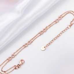 Zavya Eternal Love 925 Sterling Silver Infinity & Linked Chain Bracelet-image-31