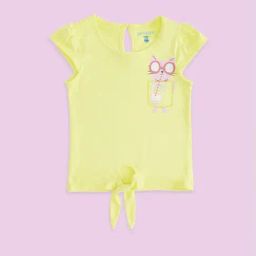 Pantaloons Baby Yellow Cotton Printed T-Shirt-picture-6