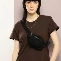 DILLINGER Women Ultra Soft Drapey Cotton Crew Neck Boxy T-Shirt-image-97