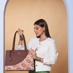 ZOUK Mughal Art Multicolor Printed Tote Handbag-2
