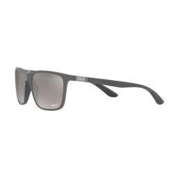 Ray-Ban Silver Polarized Rectangular Sunglasses for Men image 4