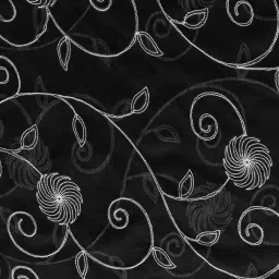 Dupatta Bazaar Black Dupatta image 5