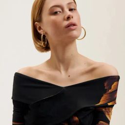 Ted Baker LOA: Logo Hoop Earrings-image-29