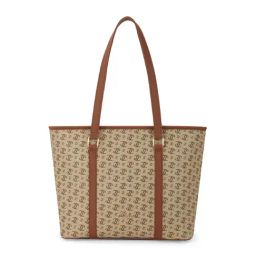 Lavie Taupe Printed Large Tote Handbag-picture-13