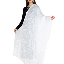 Dupatta Bazaar White Dupatta image 1