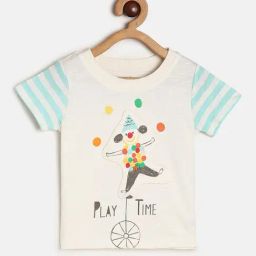 MINIKLUB Kids White Printed T-Shirt-image-76