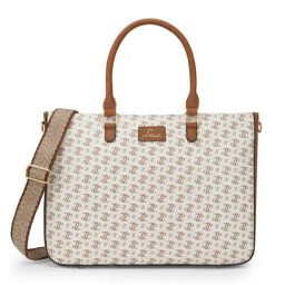 Lavie Off White Printed Large Tote Handbag-35