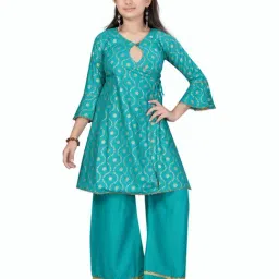 Aarika Kids Blue Printed Kurta with Palazzo-image-79