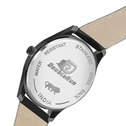 DOUBLERUN Men Dial & Leather Straps Analogue Multi Function Watch H05N11018 image 5
