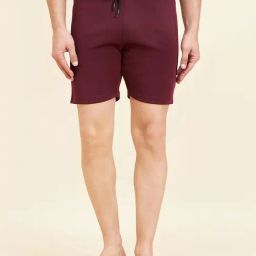 Sweet Dreams Maroon Regular Fit Lounge Shorts-image-38