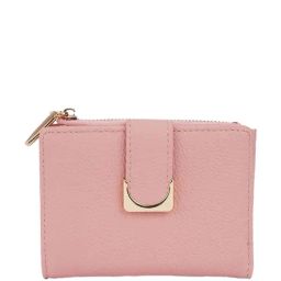 Globus Pink Solid Bi-Fold Wallet for Women-41