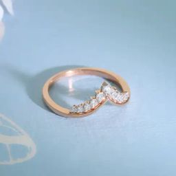 Malabar Gold and Diamonds 18k Rose Diamond Ring for Women-image-69