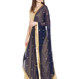 Dupatta Bazaar Navy Dupatta image 3