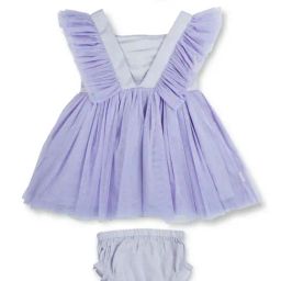 GJ baby Purple Solid Dress with Bloomers-image-45