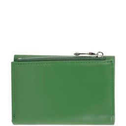 Globus Green Solid Tri-Fold Wallet for Women-17