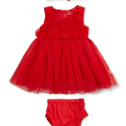 GJ baby Red Solid Dress with Bloomers-image-36