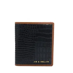 Joe & Mellon Men Textured Leather Two Fold Wallet-14