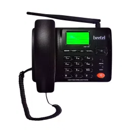 Beetel GSM Fixed Landline Phone Dual SIM Black with Answering Machine, F2N-picture-30
