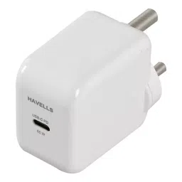 Havells Wall Charger with Detachable Cable 65 W 3 A USB-C, White-picture-18