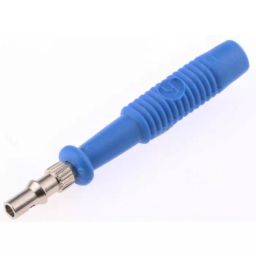 HIRSCHMANN TEST AND MEASUREMENT Banana Plug Blue male 2 mm Connector Solder Termination 6A 60V DC Nickel Plating, 973509102 (Pack of 100)-image-10