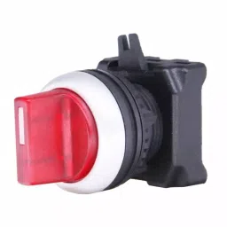 RS PRO 2 Position Selector Switch Head 22 mm Cutout Red Handle, 1881158-2