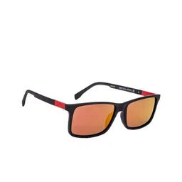 John Jacobs Unisex Rectangle Sunglasses with UV Protected Lens-53