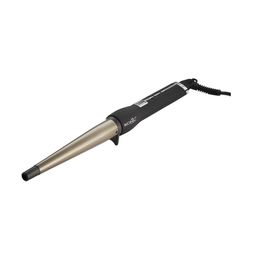 Ikonic Conical Tong Curler 25mm - Black & Gold-Toned-40