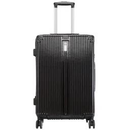 Baomi Solid Gold Black Hard 26" Medium Luggage-image-26