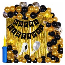 Bubble Trouble Happy Birthday Decoration Combo Kit  - Pack of 61-24