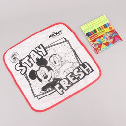 Mickey Mouse And Friends Paint Your Pillow Coloring Kit - Multicolour-12