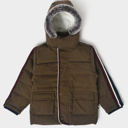 Mi Arcus Full Sleeves Quilted Winter  Jacket -  Brown-picture-5