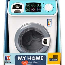 Ilearnngrow Present Mini Washing Machine Toy Kid Pretend Play Toy with Light & Realistic Sound for Kids Birthday Gift Role Play Toy Different Sound & Music Color-12