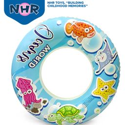 NHR Inflatable Water Float Swimming Pool Ring | Inflatable Swimming Safety Tube for Kids 3+ Year-22