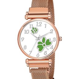 CSAMON Women Printed Dial Analogue Watch Csamon_34_Rose gold 315 Green Dial-image-90