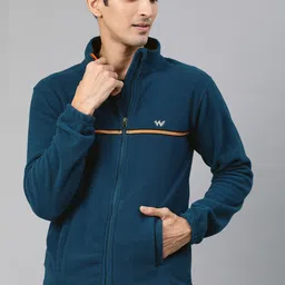 Wildcraft Men Teal Blue Solid Sweatshirt-image-40