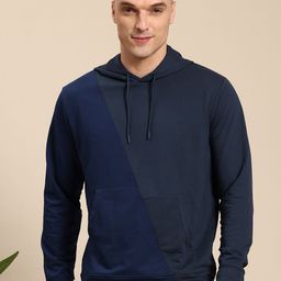 Mast & Harbour Colourblocked Hooded Sweatshirt-image-41