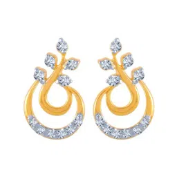 P.C. Chandra Jewellers 18 kt Gold & Diamond Earrings-picture-35