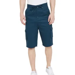 Hypernation Blue Regular Fit Shorts-picture-27