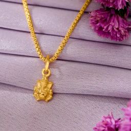 P.N.Gadgil Jewellers 22 Karat (916) BSI Gold Religious Pendant-image-94
