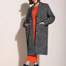 Vero Moda Black Printed Trench Coat-image-51