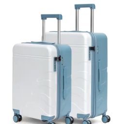 Assembly Polycarbonate Premium Hardsided Suitcase Trolley-Set of 2-image-7