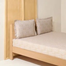 Westside Home Mustard Printed King Bed Sheet Set-image-62
