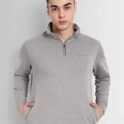 Dcyphr Melange Troyer Signature Self-Design Fullength Sleeves Regular Fit Sweatshirt-picture-25
