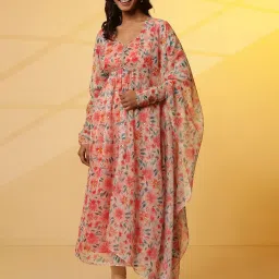 Aurelia Multicolor Printed Dupatta image 1