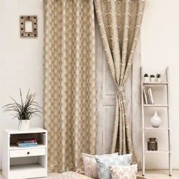 Ariana Pista Polyester Window Curtains - Set of 2-image-50