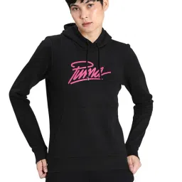 Puma Black Graphic Print Hoodie-image-10