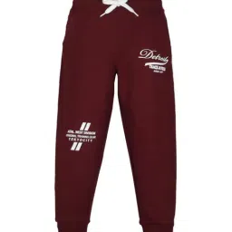Plum Tree Kids Red Printed Joggers-image-82