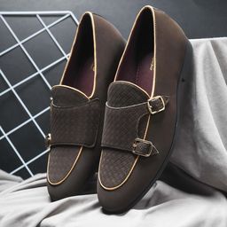 WAVE WALKER Men Suede Loafers-image-87